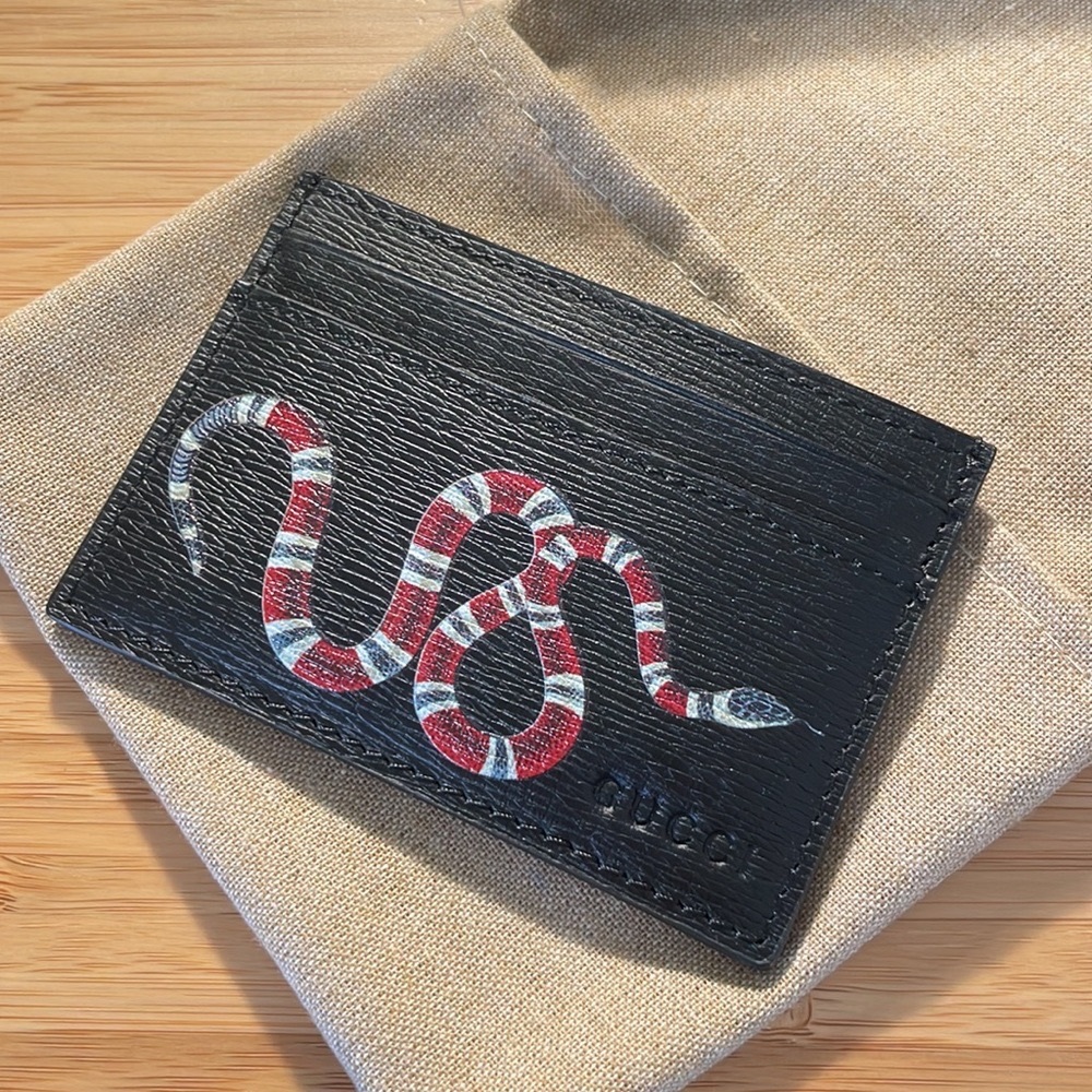 Gucci King Snake Cardholder